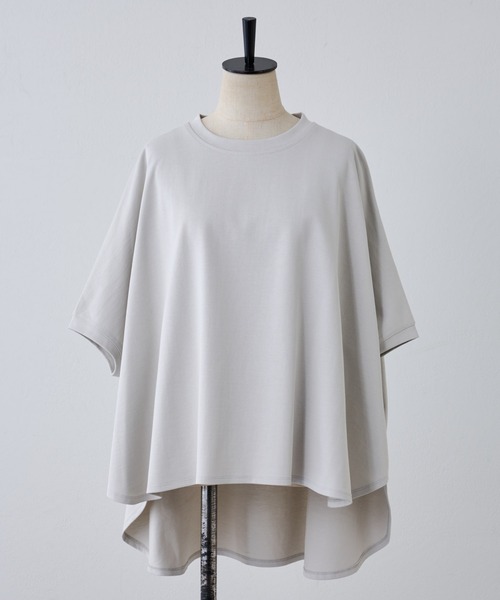 美品 ビアズリー BEARDSLEY バンドカラー コットンワイドシャツ 美品】 BEARDSLEY バンドカラー コットン ワイド長袖シャツ 白