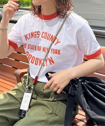 CPCM | スムースリンガーカレッジロゴT(Tシャツ/カットソー)