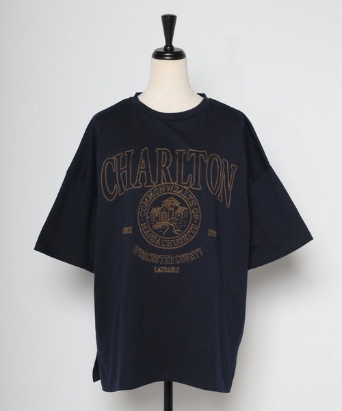 セール】CHARLTON刺繍ロゴTシャツ（Tシャツ/カットソー