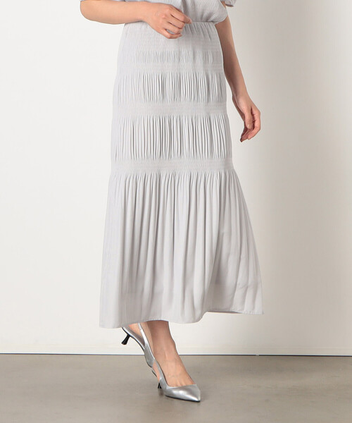 COMME CA ISM（コムサイズム）の「プリーツ マーメイド スカート（スカート・レディース・ブラック/グレー/ブルー・M/L）」の6枚目の写真