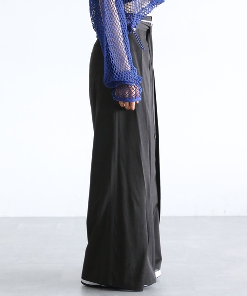 PAGEBOY(ページボーイ)の「ウエストデザインワイドパンツ(その他パンツ・レディース・ブラック/ブラウン/オフホワイト・FREE)」の16枚目の写真