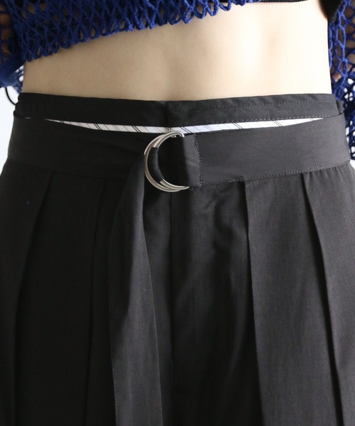 PAGEBOY(ページボーイ)の「ウエストデザインワイドパンツ(その他パンツ・レディース・ブラック/ブラウン/オフホワイト・FREE)」の10枚目の写真