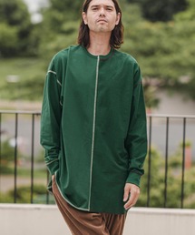 msw1320- MINI URAKE Center Switch Pullover スウェット