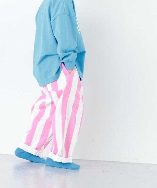 LOWRYS FARM(ローリーズファーム)の「シェフパンツ 973626(その他パンツ・キッズ・アイボリー/ホワイト系その他/グリーン/ブラック系その他/ブラック/ピンク/ホワイト系その他3/ホワイト系その他2/レッド・110cm/120cm/130cm/150cm/140cm)」の8枚目の写真