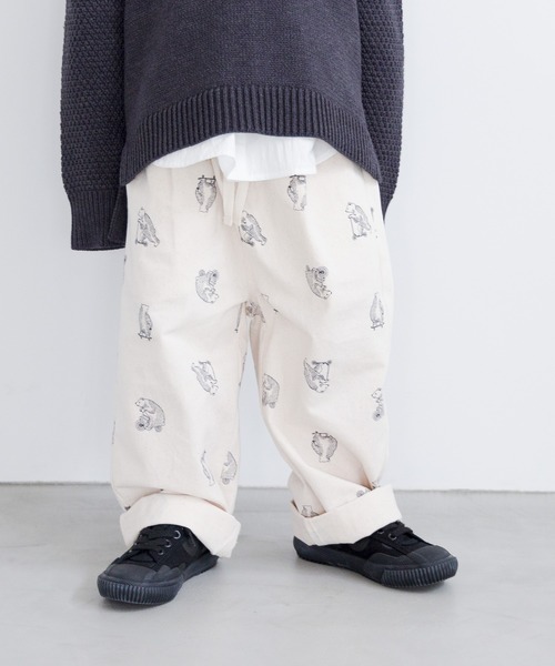 LOWRYS FARM(ローリーズファーム)の「シェフパンツ 973626(その他パンツ・キッズ・アイボリー/ホワイト系その他/グリーン/ブラック系その他/ブラック/ピンク/ホワイト系その他3/ホワイト系その他2/レッド・110cm/120cm/130cm/150cm/140cm)」の4枚目の写真