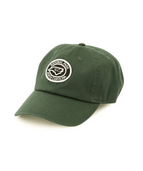 PARROTT CANVAS（パロットキャンバス）の「【PARROTT CANVAS】N.C. OVAL LOGO CAP（キャップ・レディース・ブラック/ダークグリーン・FREE）」の5枚目の写真