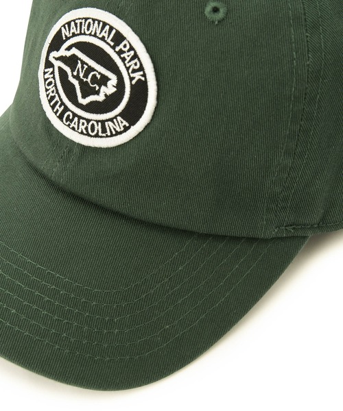 PARROTT CANVAS（パロットキャンバス）の「【PARROTT CANVAS】N.C. OVAL LOGO CAP（キャップ・レディース・ブラック/ダークグリーン・FREE）」の3枚目の写真