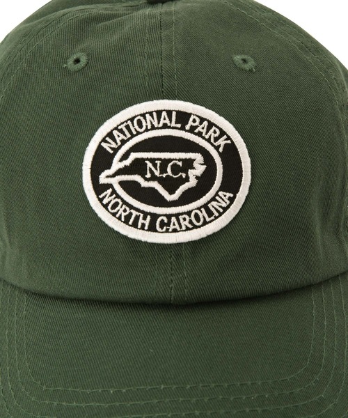 PARROTT CANVAS（パロットキャンバス）の「【PARROTT CANVAS】N.C. OVAL LOGO CAP（キャップ・レディース・ブラック/ダークグリーン・FREE）」の9枚目の写真