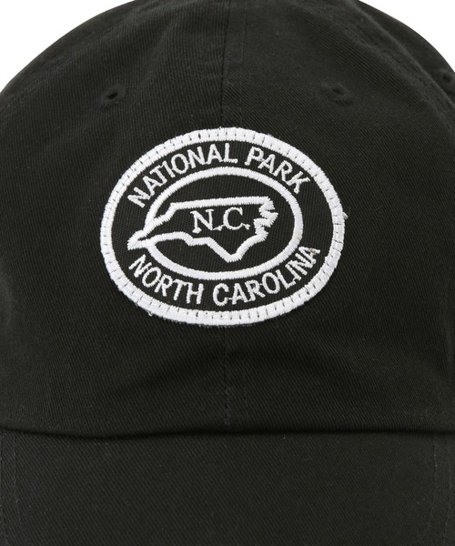 PARROTT CANVAS（パロットキャンバス）の「【PARROTT CANVAS】N.C. OVAL LOGO CAP（キャップ・レディース・ブラック/ダークグリーン・FREE）」の4枚目の写真