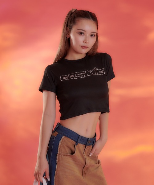 sedacle(セダクル)の「【SDG】stone logo T‐shirt(Tシャツ/カットソー・レディース・オフホワイト/ブラック・FREE)」の9枚目の写真
