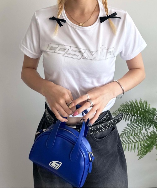 sedacle(セダクル)の「【SDG】stone logo T‐shirt(Tシャツ/カットソー・レディース・オフホワイト/ブラック・FREE)」の16枚目の写真