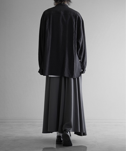 KUUUPY（クーピー）の「Sheer Regular Collar Shirts - シアーレギュラーカラーシャツ（シャツ/ブラウス・メンズ・ターコイズブルー/グレー/ブラック・MEDIUM/SMALL/LARGE）」の19枚目の写真