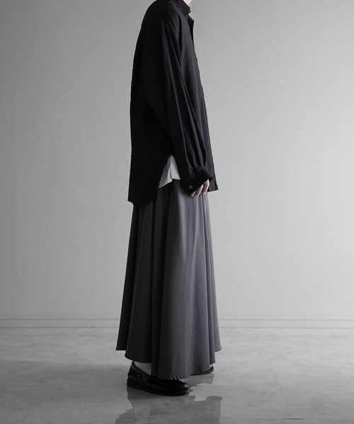 KUUUPY（クーピー）の「Sheer Regular Collar Shirts - シアーレギュラーカラーシャツ（シャツ/ブラウス・メンズ・ターコイズブルー/グレー/ブラック・MEDIUM/SMALL/LARGE）」の20枚目の写真