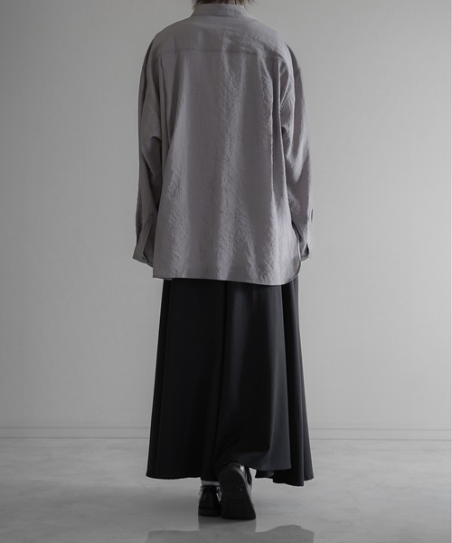 KUUUPY（クーピー）の「Sheer Regular Collar Shirts - シアーレギュラーカラーシャツ（シャツ/ブラウス・メンズ・ターコイズブルー/グレー/ブラック・MEDIUM/SMALL/LARGE）」の22枚目の写真