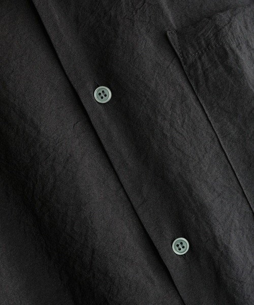 KUUUPY（クーピー）の「Sheer Regular Collar Shirts - シアーレギュラーカラーシャツ（シャツ/ブラウス・メンズ・ターコイズブルー/グレー/ブラック・MEDIUM/SMALL/LARGE）」の10枚目の写真