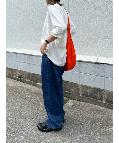 owndaily（オンデイリー）の「ZIPショルダーバッグ（ショルダーバッグ・レディース・ブラック/オレンジ/ホワイト/グリーン・FREE）」の19枚目の写真