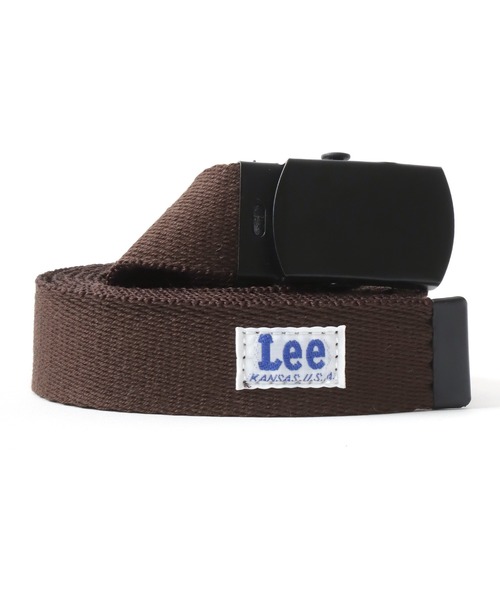 Lee(リー)の「Lee/リー ロゴ ピスネーム GIベルト/ロングガチャベルト/レディース メンズ(ベルト・メンズ・ブラック/ダークブラウン/ベージュ/グレー/オフホワイト/カーキ・FREE)」の1枚目の写真