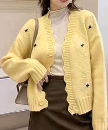 Amulet（アミュレット）の「スカラップカーディガン（カーディガン/ボレロ）」