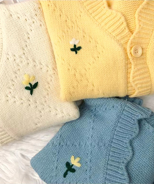 Amulet（アミュレット）の「スカラップカーディガン（カーディガン/ボレロ・レディース・ホワイト/グリーン/ピンク/ブルー/イエロー・FREE）」の20枚目の写真