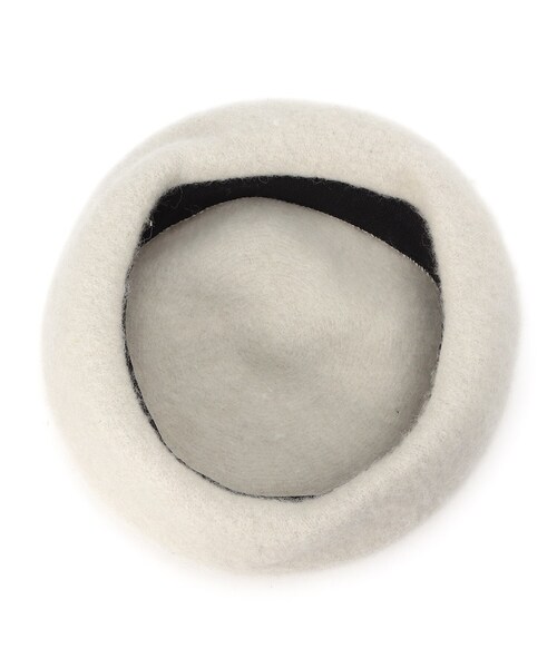 grove（グローブ）の「◆ウール混フェルトベレー（ハンチング/ベレー帽・レディース・ブラック/ライトベージュ/ライトグレー/ブラウン系その他・00）」の8枚目の写真