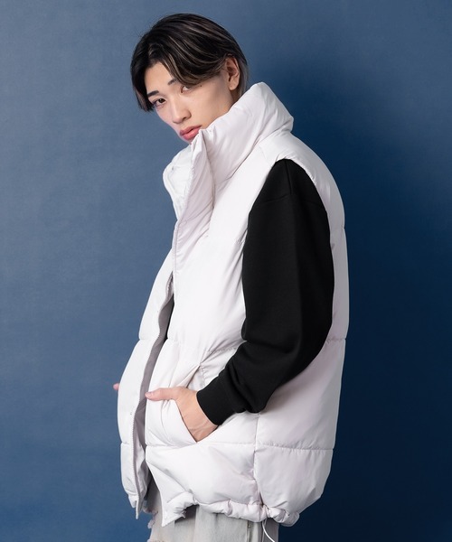 improves（インプローブス）の「【UAU】中綿 ダウンベスト（ダウンベスト・メンズ・オフホワイト/ブラック・LARGE/X-LARGE/MEDIUM）」の7枚目の写真