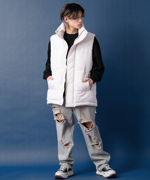 improves（インプローブス）の「【UAU】中綿 ダウンベスト（ダウンベスト・メンズ・オフホワイト/ブラック・LARGE/X-LARGE/MEDIUM）」の13枚目の写真