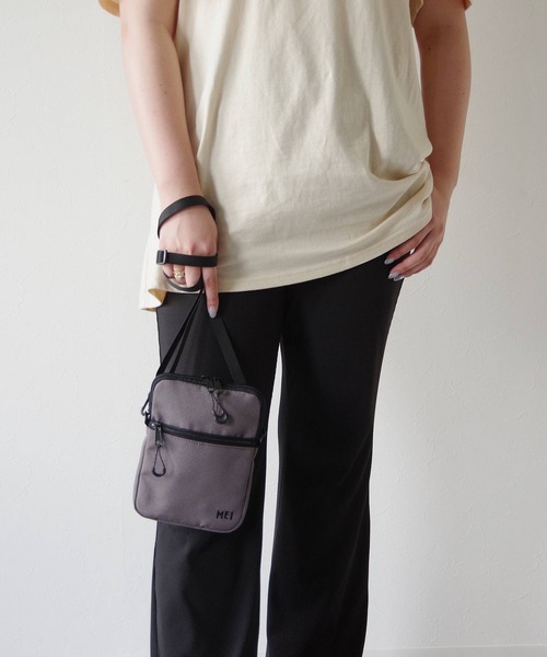 MEI（メイ）の「MEI/メイ サコッシュ【233009】（ショルダーバッグ・メンズ・ベージュ/グレー/ブラック/カーキ・FREE）」の3枚目の写真