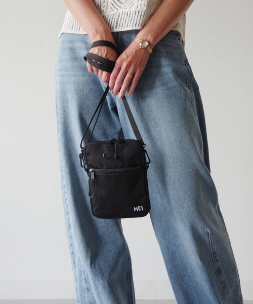 MEI（メイ）の「MEI/メイ サコッシュ【233009】（ショルダーバッグ・メンズ・ベージュ/グレー/ブラック/カーキ・FREE）」の6枚目の写真