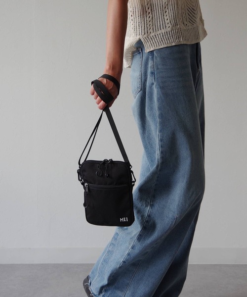 MEI（メイ）の「MEI/メイ サコッシュ【233009】（ショルダーバッグ・メンズ・ベージュ/グレー/ブラック/カーキ・FREE）」の7枚目の写真