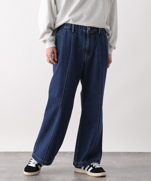 RAGEBLUE（レイジブルー）の「Center seam vintage denim wide