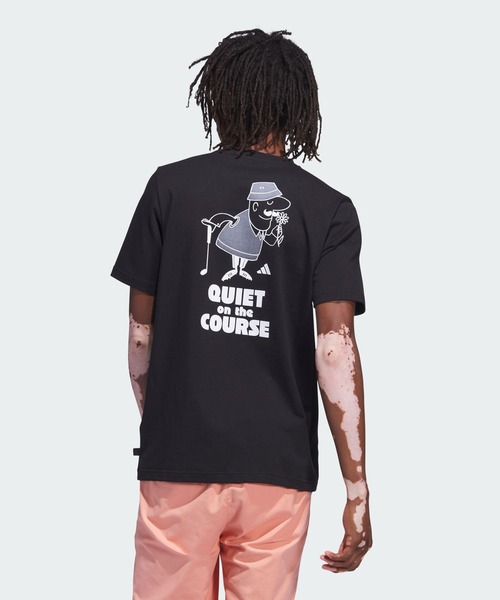 韓国人気 [adidas] ゴルフ カルチャー グラフィック Tシャツ adidas tシャツ グラフィック Tシャツ「adidas Golf/アディダス