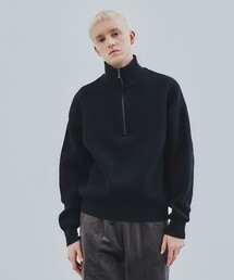 tk.TAKEO KIKUCHI | ハーフジップニットプルオーバー(ニット/セーター)