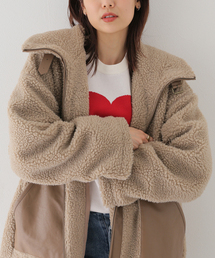 【COMMRE / コムル】ボアフライトコート