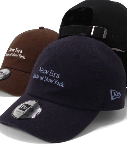 NEW ERA（ニューエラ）の「ニューエラ キャップ ブランドロゴ（キャップ・メンズ・ネイビー/ブラウン/ストーン/ブラック・FREE）」の4枚目の写真