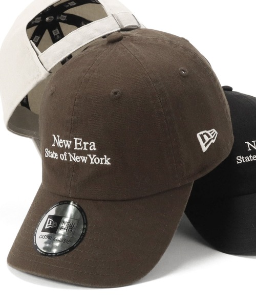 NEW ERA（ニューエラ）の「ニューエラ キャップ ブランドロゴ（キャップ・メンズ・ネイビー/ブラウン/ストーン/ブラック・FREE）」の3枚目の写真