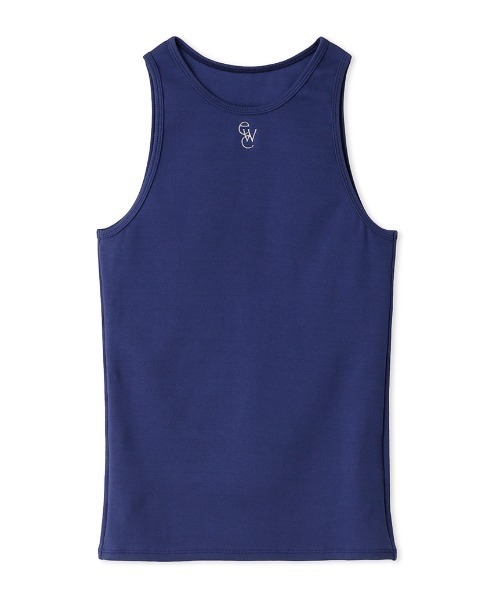 emmi(エミ)の「【emmi atelier】ewcアメスリタンクトップ(Tシャツ/カットソー・レディース・ホワイト/グレー/ブラウン/ブラック/ダークブルー・FREE)」の5枚目の写真