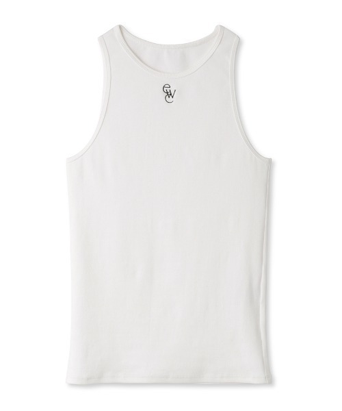 emmi(エミ)の「【emmi atelier】ewcアメスリタンクトップ(Tシャツ/カットソー・レディース・ホワイト/グレー/ブラウン/ブラック/ダークブルー・FREE)」の9枚目の写真