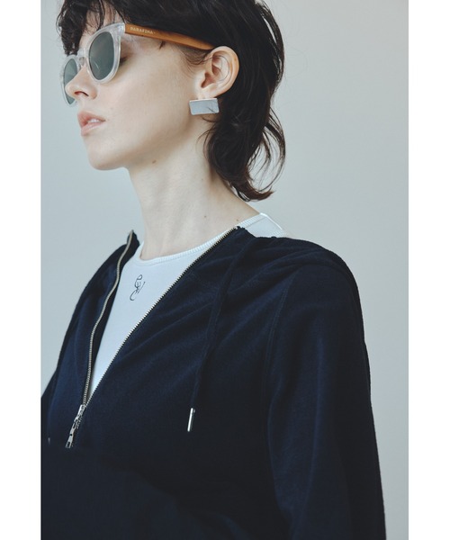 emmi(エミ)の「【emmi atelier】ewcアメスリタンクトップ(Tシャツ/カットソー・レディース・ホワイト/グレー/ブラウン/ブラック/ダークブルー・FREE)」の22枚目の写真