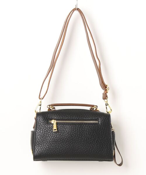 florist(フローリスト)の「【2way】配色スクエアショルダーバッグ/ボストンバッグ(ボストンバッグ・レディース・ブラウン/ブラック/ベージュ・FREE)」の14枚目の写真