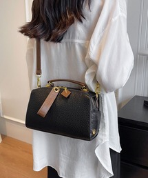 florist | 【2way】配色スクエアショルダーバッグ/ボストンバッグ(ボストンバッグ)