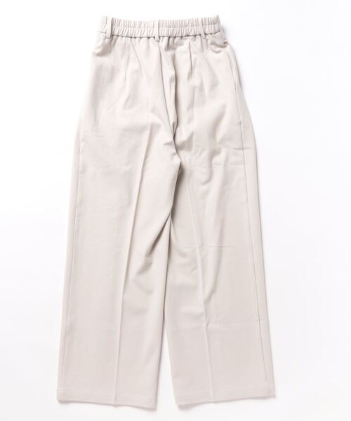 JUMELLE（ジュメロ）の「warm loose slacks【低身長】（スラックス・レディース・チャコールグレー/アイボリー・SMALL/MEDIUM）」の3枚目の写真