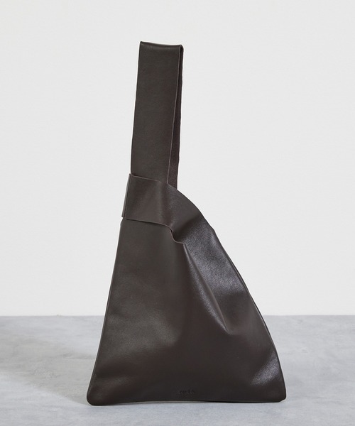 And A(アンドエー)の「And A アンドエー / FINE LEATHER MARCHE BAG レザーマルシェバッグ コンビニエンスバッグ / AA-A23U004(トートバッグ・メンズ・ブラック/オフホワイト/ダークブラウン・FREE)」の13枚目の写真
