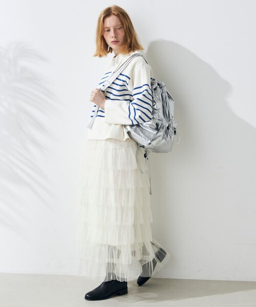 fredy emue（フレディエミュ）の「ドロスシャーリングリュック（バックパック/リュック・レディース・ブラック/シルバー・FREE）」の11枚目の写真