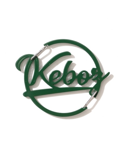 KEBOZ（ケボズ）の「BB LOGO CARABINER（キーケース/キーアクセサリー・メンズ・ブラック/シルバー/レッド/ブルー/グリーン/オレンジ/イエロー・FREE）」の3枚目の写真
