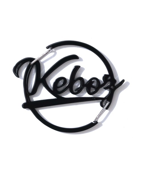 KEBOZ（ケボズ）の「BB LOGO CARABINER（キーケース/キーアクセサリー・メンズ・ブラック/シルバー/レッド/ブルー/グリーン/オレンジ/イエロー・FREE）」の2枚目の写真