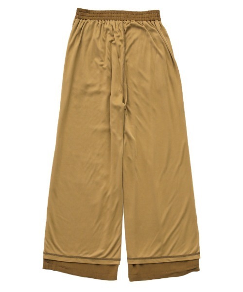 select MOCA by son（セレクトモカバイソン）の「リラックスギャザーワイドパンツ（その他パンツ・レディース・ブラウン/ブラック/アイボリー・FREE）」の19枚目の写真