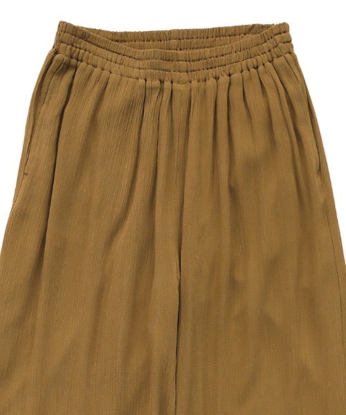 select MOCA by son（セレクトモカバイソン）の「リラックスギャザーワイドパンツ（その他パンツ・レディース・ブラウン/ブラック/アイボリー・FREE）」の20枚目の写真