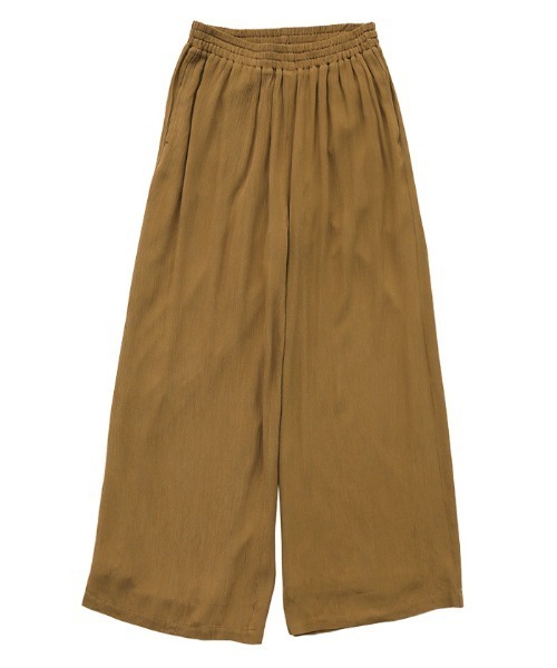 select MOCA by son（セレクトモカバイソン）の「リラックスギャザーワイドパンツ（その他パンツ・レディース・ブラウン/ブラック/アイボリー・FREE）」の17枚目の写真