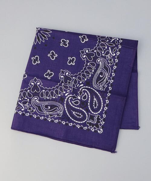 HAV-A-HANK（ハバハンク ）の「HAV-A-HANK（ハバハンク）ペイズリーバンダナ2WAYエコバッグ／ハンドバッグ（エコバッグ/サブバッグ・メンズ・ブラック/ライトピンク/ライトブルー/パープル・FREE）」の3枚目の写真