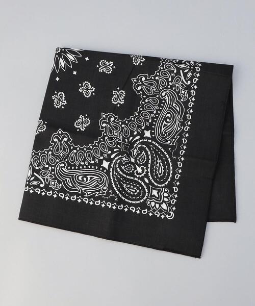 HAV-A-HANK（ハバハンク ）の「HAV-A-HANK（ハバハンク）ペイズリーバンダナ2WAYエコバッグ／ハンドバッグ（エコバッグ/サブバッグ・メンズ・ブラック/ライトピンク/ライトブルー/パープル・FREE）」の2枚目の写真